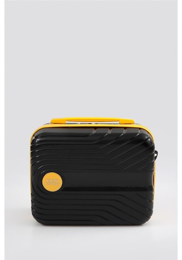 Ççs Unisex Makyaj Çantası C.ccs5240 Siyah-sarı