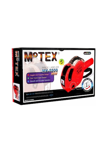 Motex MX-5500 8 Haneli Etiketleme Makinesi Mavi