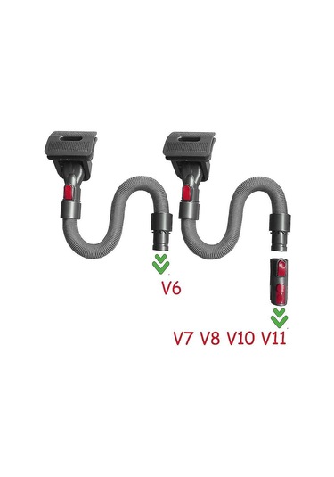 Hfambition  V15 V11 V10 V8 V7 Uyumlu Kedi Köpek Tüy Temizleme Fırçası Esnek Uzatma Borusu Değiştirme Parçası - Saç Toplama Ve Bakım Aracı