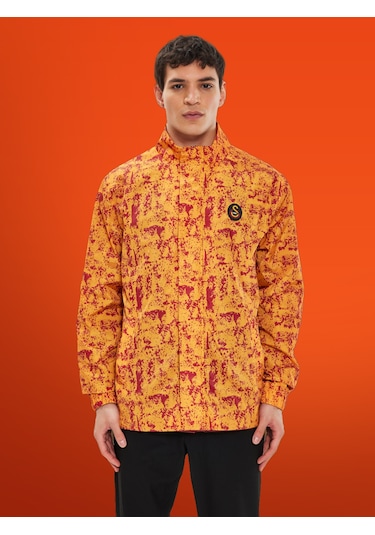 Galatasaray Erkek Yağmurluk E251041 Sarı - Kırmızı