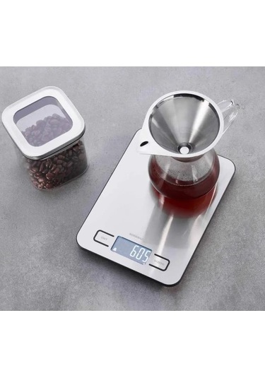 Korkmaz Silvera Mutfak Terazisi A554-02 Gümüş