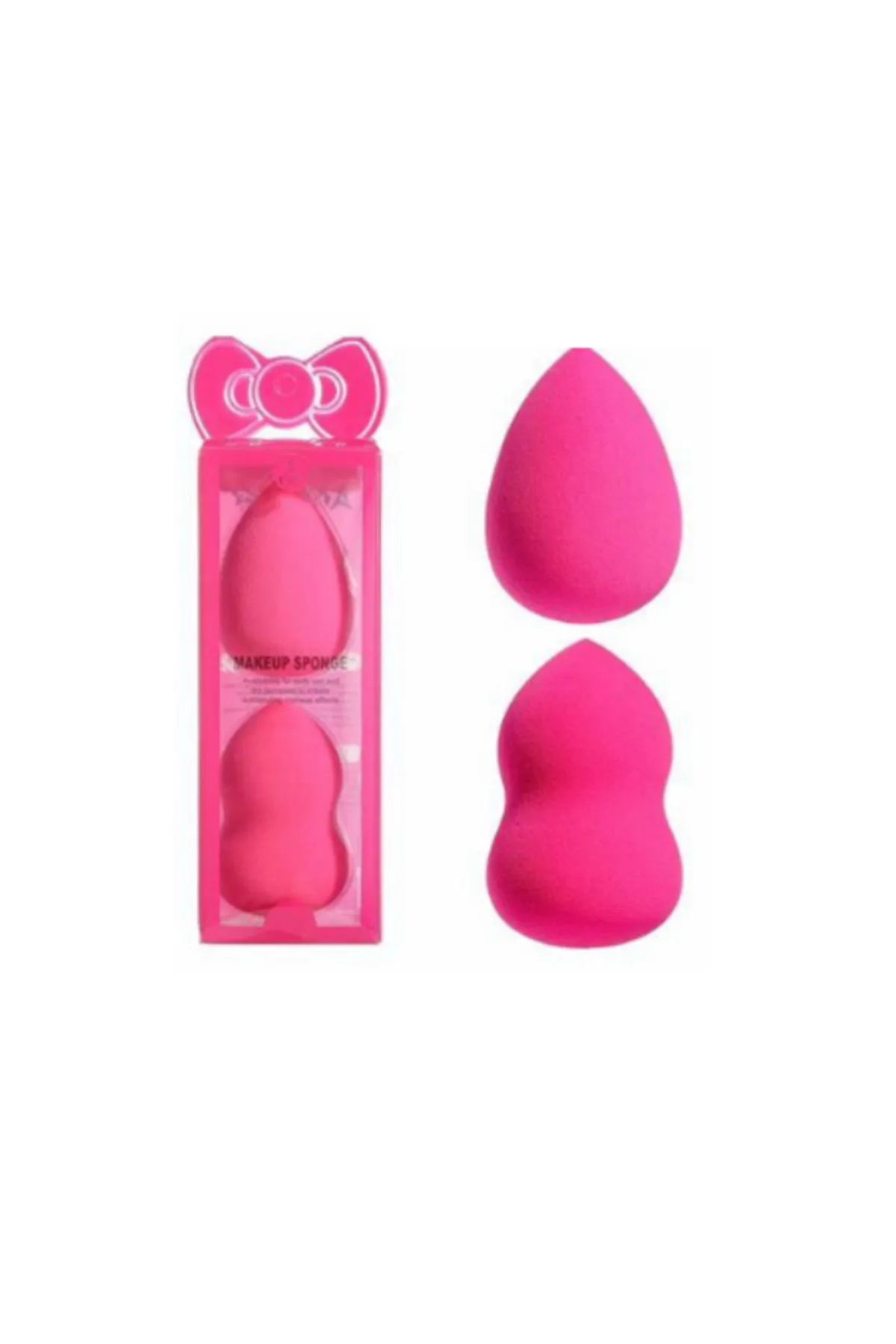 Lüx Keseli Makyaj Fırça Seti Makyaj Süngeri Ve Fırça Seti 19'lu