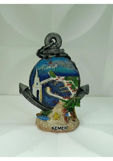 Çapa Biblo Deniz Şemsiye Kule Dekoratif Obje Masa Üstü Ofis Dekor Kemer Türkiye Yazılı