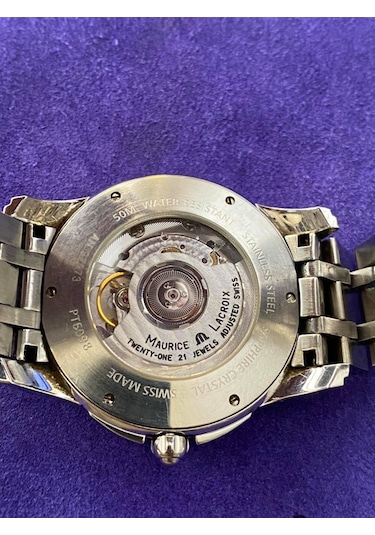 Maurice Lacroix Pt6098 Grand Guichet Gmt Çelik Kordon Erkek Kol Saati