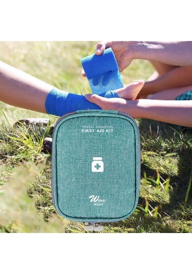 Suntek Taşınabilir İlaç Saklama Çantası Boş Yeşil-ve-s