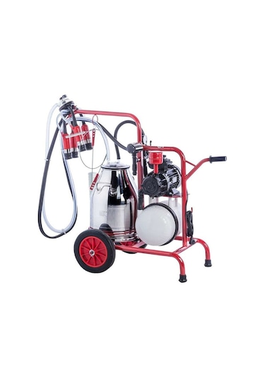 Kurtsan Km04084 Tek Sağım Tek Güğüm Süt Sağım Makinesi 30 Litre Kuru