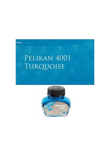 Pelikan 4001 Dolmakalem Mürekkebi 30 Ml.  Turkuaz