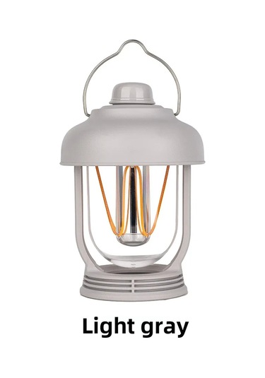 Açuk Kamp Ighıgı Su Givirmrez Aydening, Çok Fonksiyonlu Taşinabilir Asilı Retro Açık Gri Açık Gri