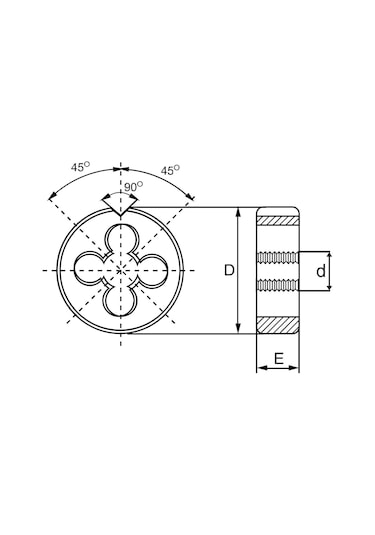Fett Unc 3/4 -10 Pld Dın223 Hss Sol Unc Pafta