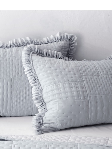 Madame Coco Medus Çift Kişilik Yatak Örtüsü - İndigo Indigo