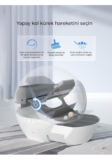 Neutron Akıllı Kedi Tuvaleti NTL-PW-06BW