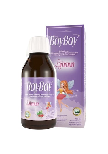 Baybay Immun Kekik Meyan Aserola C Vitamini Ekstresi 150 ML