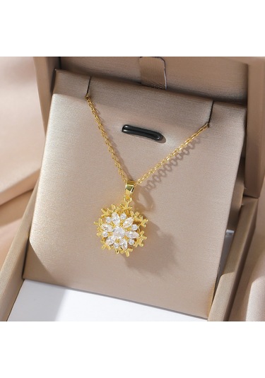 Bayan Kolye: Moda Estetiği Titanyum Çelik Kolye No.342 Çok REnkli