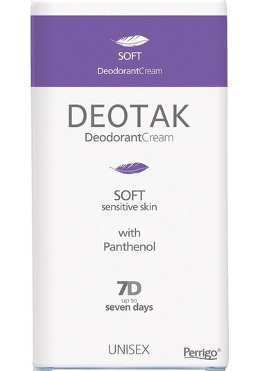 Deotak Soft Unisex Krem Deodorant 4 x 35 ML