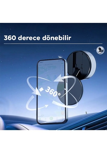 Ally 360 Ayarlanabilir Vakumlu Araç Oto Telefon Tutucu