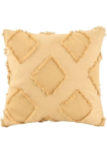 Evidea Soft Ros Kırlent - Hardal - 45x45 Cm Hardal