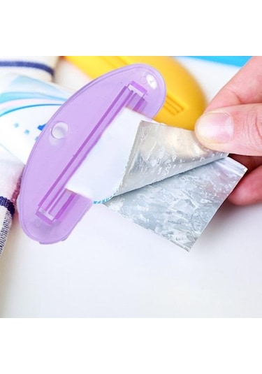 Kırmızı Yüz Temizleyici Sıkacakları Uygun Ergonomi Taşınabilir Diş Macunu Tutucu Tüp Kozmetik Dağıtıcıları Ev Gereçleri Kırmızı