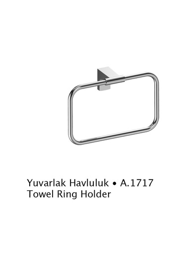 Deppot F1 Yuvarlak Havluluk A.1717 Krom