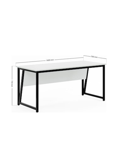 Ms2 Çalışma Masası,ofis Masası - 70x160 Cm - Beyaz Ms2 - 160 - Beyaz
