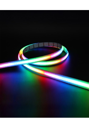 Cob Rgb Pixel Şerit Led - Animasyonlu - Sese Duyarlı - 5 Metre Kumandalı 5 METRE