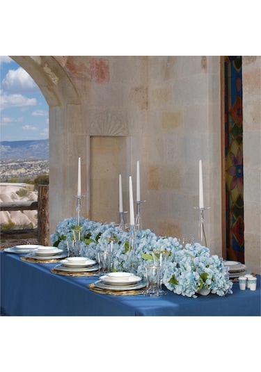 Schafer Tılsım Sapphire Yemek Takımı 60 Parça-turkuaz