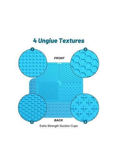 Yalama Matı, Vakumlu Köpek Yalama Matı Mavi Mavi
