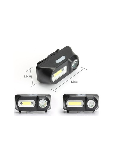 Sones E-smerter Usb Şarjlı Far Dış Mekan Acil Durum Farı, Stil: Kx1804 Renkli Kutulu Çok Renkli