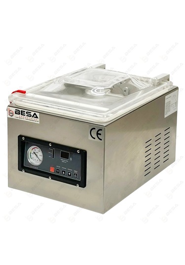 Besa 26 Cm Tek Çene Gıda Ve Sucuk Vakum Makinesi Çelik