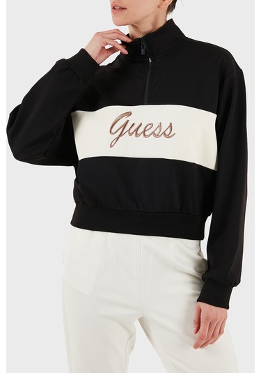 Guess Bayan Sweat V5bq00 Kcx22 Jblk Siyah Siyah