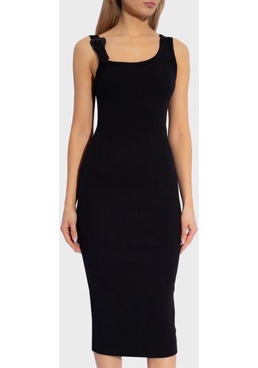 Versace Jeans Couture Bayan Elbise 76hao947 J0004 899 Siyah Versace Jeans Couture Bayan Elbise 76hao947 J0004 899 Siyah