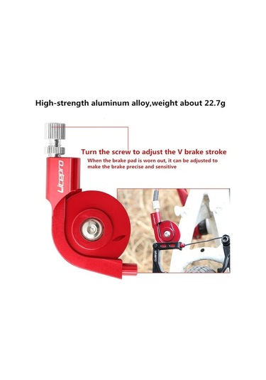 Ebitda Litepro Bisiklet V-fren Strok Dönüştürücü Siyah Alüminyum, Dayanıklı Ve Hafif, Fren Balataları İçin Optimize Edilmiş Siyah