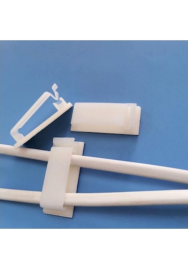 3b Trend Yapışkanlı Kablo Toplayıcı 4 Adet Masa Kablo Düzenleyici Klips Duvara Sabitleyici