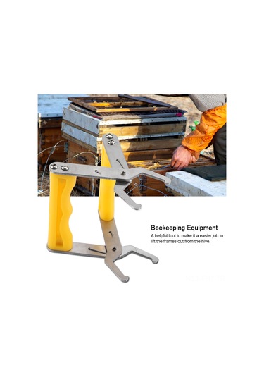 Hangfox Arı Kovanı Çerçeve Kaldırıcı Aleti - Paslanmaz Çelik, Kaymazsız Tutamak, Ergonomik Tasarım, El Koruyucu Ve Dayanıklı