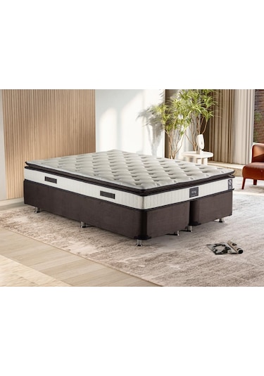 Niron King Yatak Seti 140x190 Çift Kişilik Yatak Baza Başlık Takı