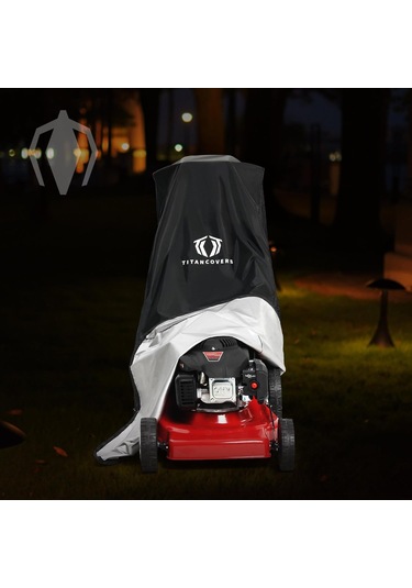 Çim Biçme Makinesi Kapağı Pa Kaplamalı Çift Çizme Depolama Çantası, 600d Polyester Oxford