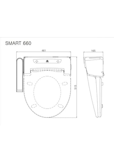 İsvea İtalyan Smartplus Akıllı Klozet Kapağı