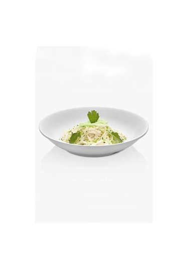 Külsan Termoset Melamin Çukur Tabak 20 Cm 12 Adet - Beyaz