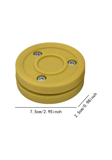 Homyl Roller Hokey Diski Uygulama Hediyesi Oyun Eğitimi Sarı Sarı