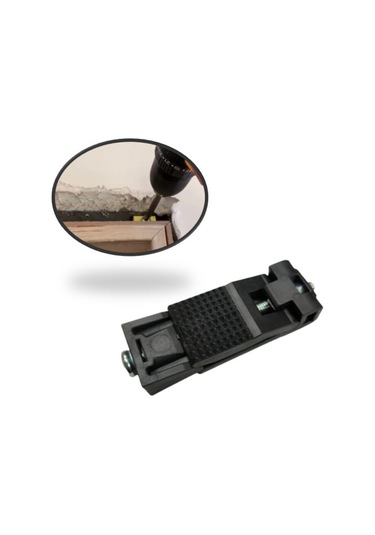 Kapı Montaj Aparatı - 5.5 Cm'ye Kadar Boşluk Doldurma Ve Sabitleme Aparatı Siyah
