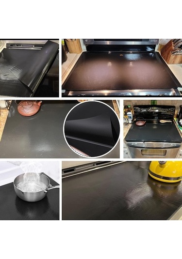 Pazly İndüksiyon Ocak Kapağı 52x78cm, Yalıtım Pedi, Sıcak Ped Soba, Mutfak Aksesuarı