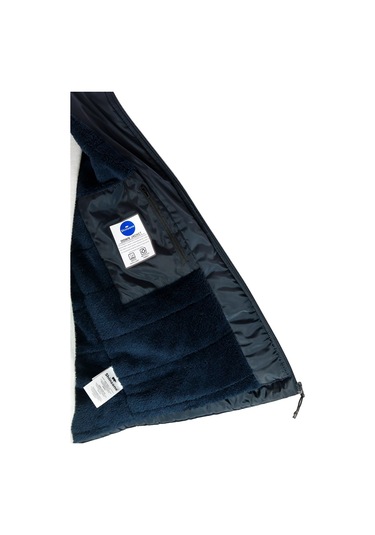 Erkek Kapitone Kapüşonlu Içi Peluş Lacivert Mont 001