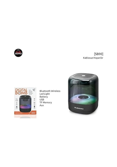 Subzero Sb90 Rgb Işıklı Bluetooth Mp3 Çalar
