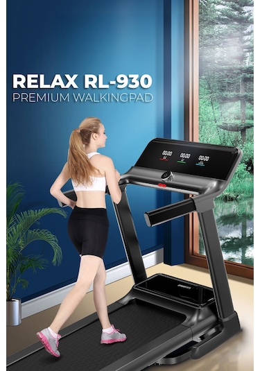 Relax Premium 14 Km Hız Bluetoothlu Uygulama Bağlantılı Katlanabilir Yürüme Ve Koşu Bandı 2.5 Hp Motor