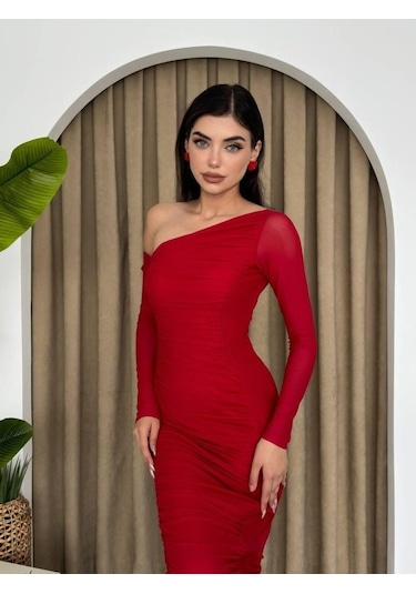 Mila Tül Elbise Altın