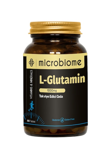 Microbiome L-Glutamin 1000 MG 60 Tablet