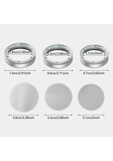 Suntek Portafiltreler Için Dayanıklı Manyetik Gümüş-53mm Gümüş 53mm