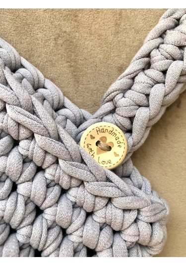 Sialia Knitting Yatak İçin Cep, Asılabilir Örgü Sepetli Düzenleyic 206032395 Gri