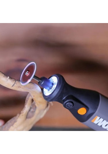 Worx WX106 8 V Kalem Tipi Devir Ayarlı Gravür Makinesi + 21 Parça Aksesuar