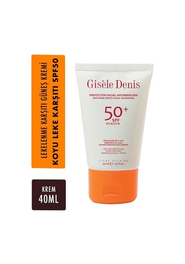 Gisele Denis Yüz İçin Lekelenme Karşıtı Güneş Koruma Krem SPF 50 40 ML