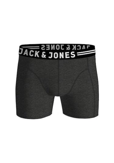 Jack & Jones Jack Jones Erkek Karışık Renkli 3'Lü Boxer 12113943 Çok Renkli
